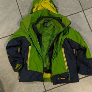 LL Bean 2 in 1 toddler boys jacket